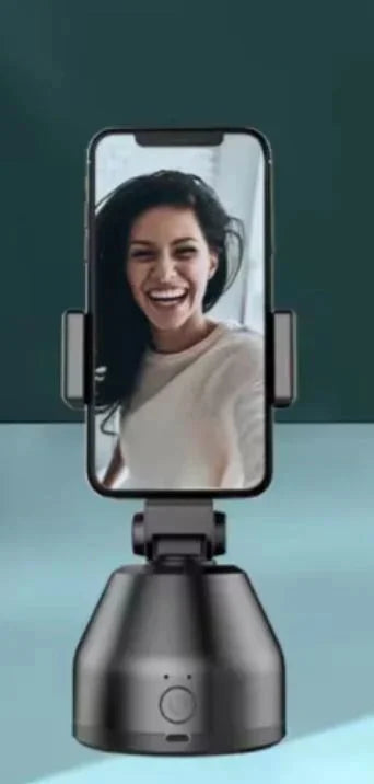 360° Mobile Phone Tracking Holder | Auto-Follow Smart Shooting Stand
