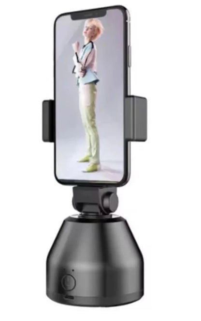 360° Mobile Phone Tracking Holder | Auto-Follow Smart Shooting Stand