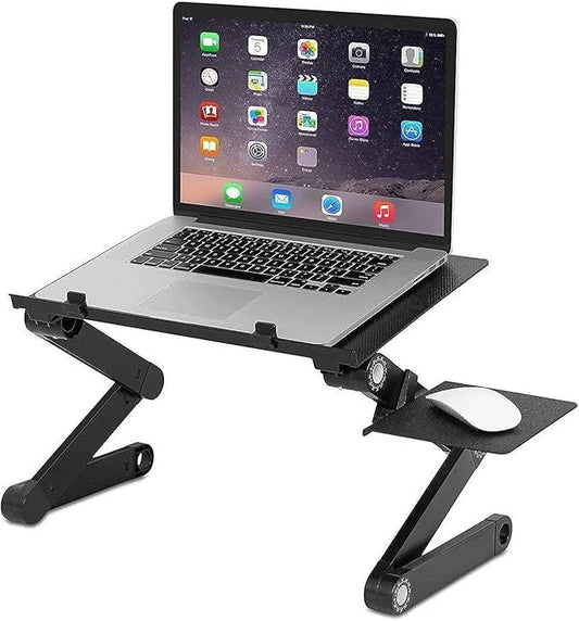 T8 Multifunctional Adjustable Laptop Table – Foldable Portable Lap Desk