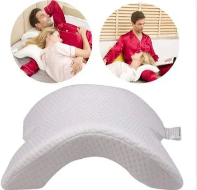 Soft memory foam cuddle pillow for adults, breathable hugging pillow for sleep