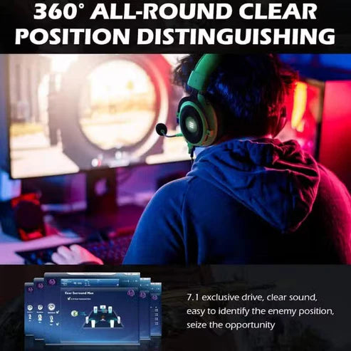 EKSA Pro 2-in-1 Gaming Headset – 7.1 Surround Sound