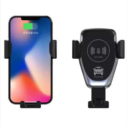 Wireless Car Charger with Auto Clamp – Fast Charging Phone Holder