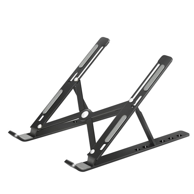 Foldable Laptop Stand for Desk – Height Adjustable Laptop Riser